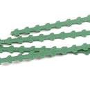 30pcs 16.5cm Plastic Cable Ties Gardening Clips Plant Ties Green