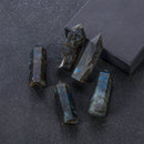 5-6cm 100% Natural Labradorite Moonstone Quartz Crystal Point Rock Stone Healing