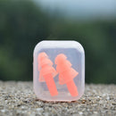 Hot Random Silicone Ear Plugs Anti Noise Hearing Protection Earplugs 1Pair + Box
