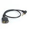 2.5mm Plug to 3.5mm Headphone+Mic Jack Adapter Cable for Panasonic Phone #gib