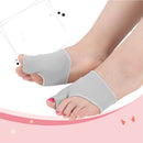 2pcs Bunion Protector Toe Straightener Hallux Valgus Corrector (S)(Grey)