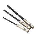 15 pcs High Speed Steel Titanium Coated Drill Bits Set 3 4 5 mm Hex Shank