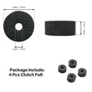 21Pcs Cymbal Replacement Accessories Cymbal Stand Sleeves Cymbal Felts With Q4X9