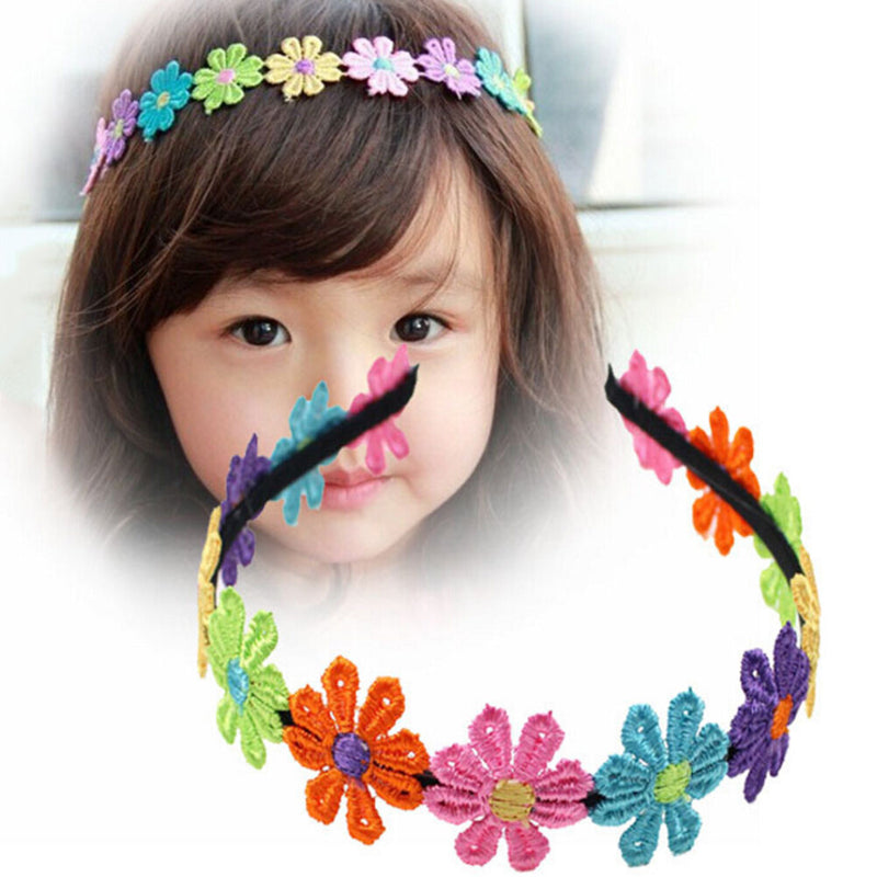 Flowers Hairbands Garland Flower Hairband For Girls Flower Crown Hair Band  Z