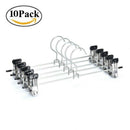 metal hangers Pants Hanger Strong Skirt hangers anti-reflective Clothes han Q4A9