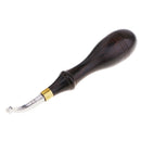 2.5mm Wooden Handle Edge Beveler Skiving Cutting Tool DIY Leather Craft Tool