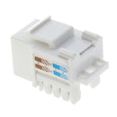 10 PACK CAT6 RJ45 Keystone Jack Inline Coupler-White