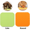 Dog Lick Mat Fun Alternative to Slow Feeder Dog Bowl Snuffle Mat Green B