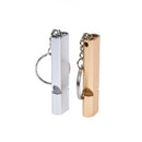 aluminum alloy double-tube whistle for emergency outdoor survival random colorJR