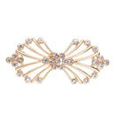 2 x Shell Design Crystal Closure Hook and Eye Clasp for Sweater Cloak Decor
