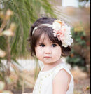 Flower Lace Rhinestone Headband Elastic Hair Band Baby Girl Kid Hair Accessory3C