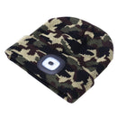 Unisex Autumn Winter Led Lighted Cap Warm Beanies Outdoor Fishing Running B M9G3