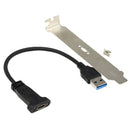 USB A 3.0 to USB C Front Panel Header Cable, USB A 3.0 Male to USB Type C F M1C2