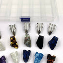 Guitar Accessories Kit ,Including 10pcs Plastic Thumb Finger Picks ,5pcs Metal