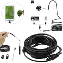 5M Endoscope Waterproof 8mm 6LED Pipe Camera Camera Inspection Android PC Pa-