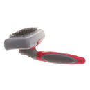 Professional Slicker Brush - Safe Stainless Bristles for Dogs & Cats by