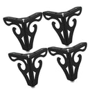 8Pieces Modern Metal Heavy-duty Hollow Out Sofa Cabinet Legs Furniture Legs