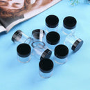 10pcs Glitter Sequins Nail Art Storage Pot Rhinestones Beads Holder Bottle