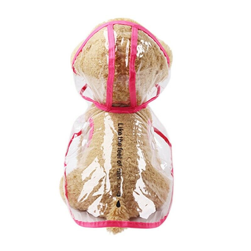 Transparent Pet Dog Raincoat Pvc Waterproof Raincoat Pet Puppy Raincoat XL