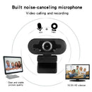 2MP 1080P Full HD 30fps Webcam with Built-in Mic Clip-on USB Web Camera