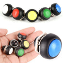 5Pcs Waterproof Momentary Push button Switch On/Off  Round 12mm Switch PBS-33Bâ„–[