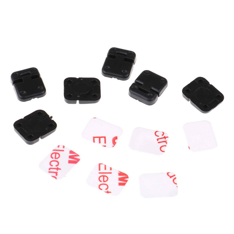 1Set black plastic car door hinges & door handles for 1:10 rc crawler trx4 3C