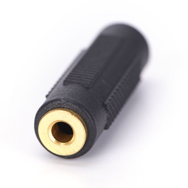 mini 3.5mm female to female F/F jack stereo audio adapter converter connector JR