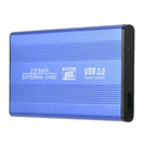USB 3.0 HDD SSD SATA External Aluminum 2.5" Hard Drive Disk Box Enclosure C