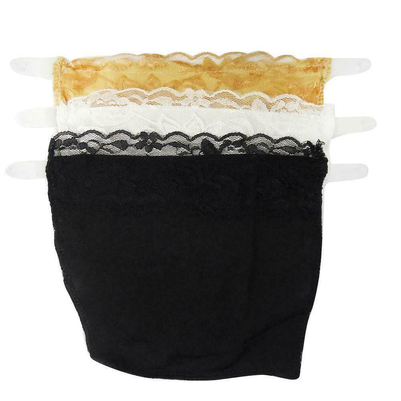3Pcs Peep Invisible Bra Sexy Lace Set
