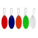 5x Portable Yachting Boat Oval Floating Keychain Key Float Buoy Accessories