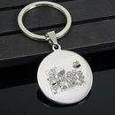 Engraved liefste juf Keychain Pendant Keyring Jewelry Best Gift for Teacher  OZ