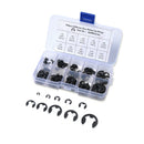 160PCS E-Clip & Retaining Ring Assortment Kit 2 3 4 5 6 7 8 9 10 12mm Circlip