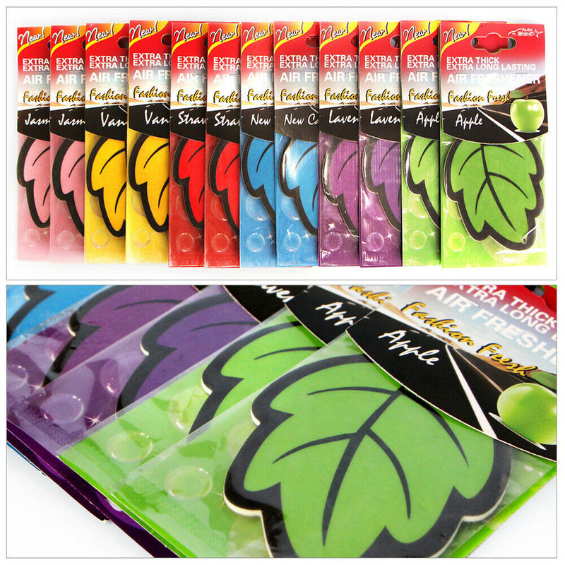 1pc Car Perfumes Pendant Hanging Air Freshener Scent Diffuser F. Home Leaf Shape