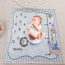 Infant Baby Photography Prop Blanket Mat Newborn Milestone Backdrop Cloth