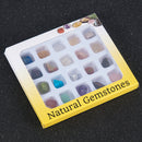 20pcs Natural Crystal Gems Quartz Polished Healing Chakra Stone Collection Set T