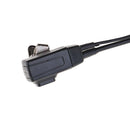 Acoustic tube ptt mic earpiece walkie talkie headset3C