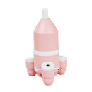 Mini Compact Rocket Shape Humidifier USB Ultrasonic Air Purifier LED Incens