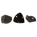 25 mm Bronze Tone Metal Box Corner Protector Screen Protectors, 8 pcs H1Z1