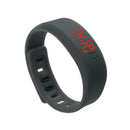 Men Womens Silicone Red LED Sport Bracelet Touch Digital Wrist Watch Xmas Gifts
