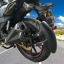 Black PP Motorcycle Rear Wheel Cover Fender Splash Guard Mudguard Bracket Solid
