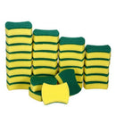 30pcs Multi-purpose Double-faced Sponge Scouring Pads Dish Washing Scrub Sp