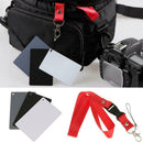 Digital Color Balance Gray Card Black Grey White For Photography Studio