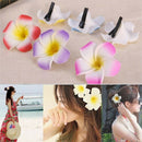 10PC Hawaiian Plumeria lily Flower Foam Hair Clip Hair Pins Hair Accessory