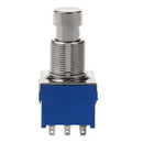 Electric Guitar 3PDT Foot Switch With Blue LED Ring - True Bypass Solder ZWP
