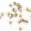 24 pieces M6 Barrel Nuts Cross Dowels Slotted Nuts for Furniture Beds Crib  I4T9