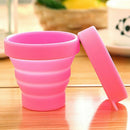 3Pcs Outdoor Portable Silicone Telescopic Drinking Collapsible Folding Cup  T5T6