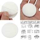 2x Round Wall Protector Self Adhesive Door Handle Bumper Guard Stopper Rubber Bj