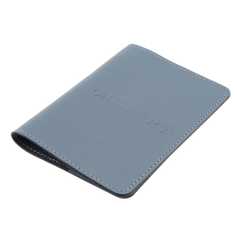 2018 Travel Passport Credit ID Card Cash Wallet Purse Holder Protector Case Blue