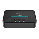 3.5mm Wireless Bluetooth5.0 Jack Audio Receiver Speaker Headphone Black