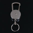 1pc Retractable Pull Key Ring Chain Clip Carabiner Holder Recoil Extends To  Gw